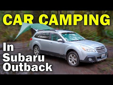 SUBARU Outback CAR CAMPING Setup