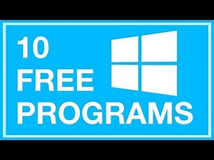 Top 10 Free Windows Programs (You've Never Heard Of)