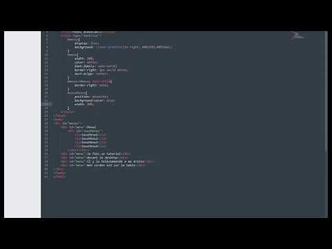 [TutoJs] Comment faire des menus déroulants en javascript avec EFFET DEROULANT #1