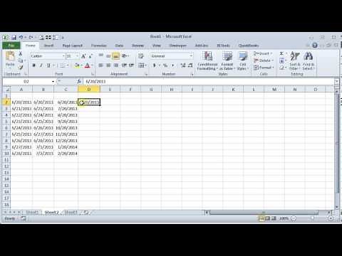 Using the Fill Command in Excel