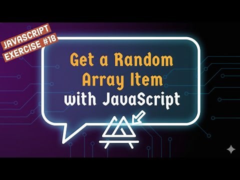 Get a Random Array Item with JavaScript !
