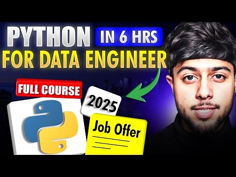 Python Full Course For Data Engineers [6+ HOURS]