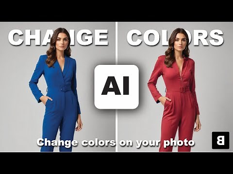 Change Clothing Colors on your Photos with AI - AI Clothing Color Changer