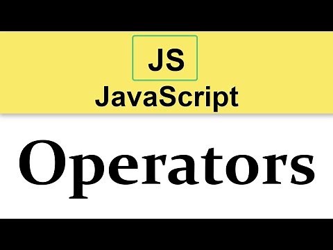 #7 JavaScript Tutorial | Operators