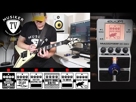 Zoom MS-50G+ MultiStomp - Demo with SpeakerSim