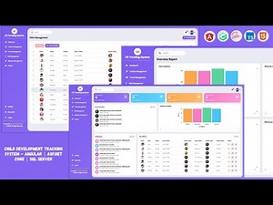 Child Development Tracking System – Angular, ASP.NET Core, SQL Server