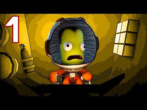 Kerbal Space Program (KSP) Career Mode - Part 1 - FEET FIRST