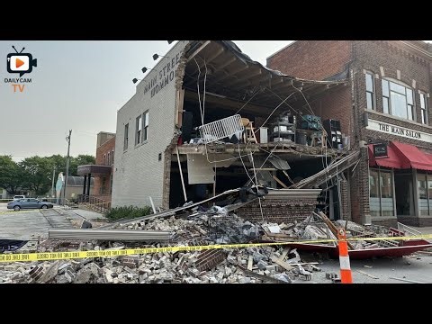 Massive Building Demolition | Controlled Explosion & Complete Collapse