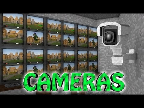 Minecraft | SECURITY CAMERA MOD Showcase! (Security, Cameras, Base Defense, Surveillance)