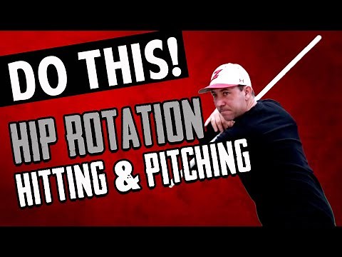 EASY FIX! HIP ROTATION (Hitting & Pitching)