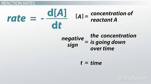 First Order Reaction & Rate Law | Definition, Equation & Examples