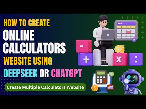 Create a Calculator Website in MINUTES with ChatGPT or Deepseek AI