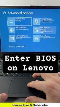 How to Enter BIOS on Lenovo PC or Laptop in Windows 11