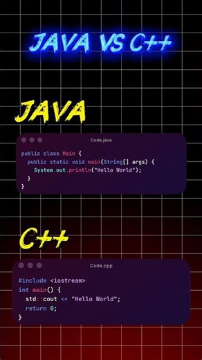 ​C++ vs Java: Which one is cleaner #programming #cpp #javaprogramming #coding #facts