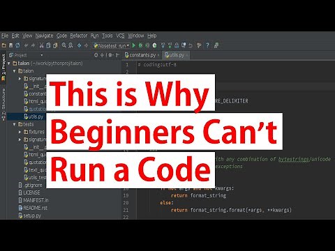 WHY YOU CAN'T RUN PYTHON FILE IN PYCHARM