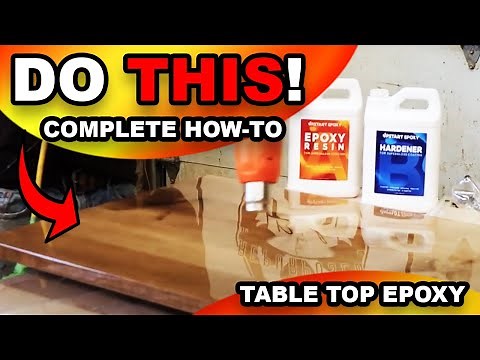How to Apply Table Top Epoxy Resin for Beginners [STEP-BY-STEP]