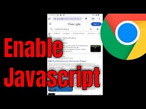 How To Enable Javascript in Chrome on Android [Tutorial]