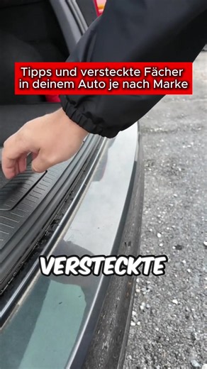 Tipps und versteckte Fächer in deinem Auto je nach Marke. #Auto #Mechanik #Tipps #FürDich