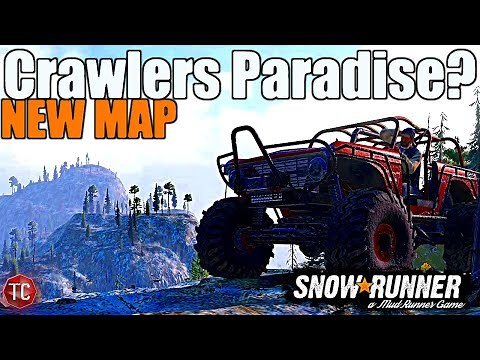 SnowRunner: NEW MAP! This Place is a ROCK CRAWLING PARADISE!