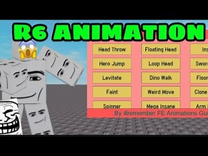 [OP] EMOTE SCRIPT FOR R6 (ROBLOX SCRIPT FREE KEYLESS) TROLLING GUI EMOTE