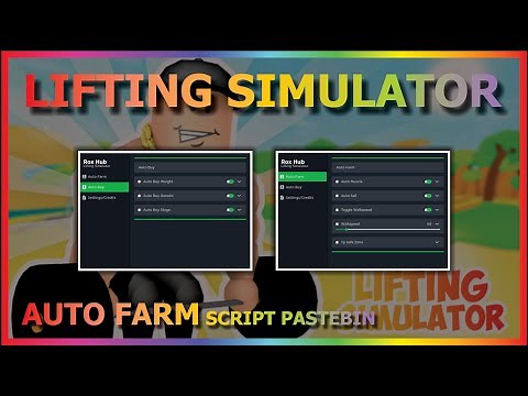 LIFTING SIMULATOR Script Pastebin 2022 AUTO FARM | AUTO SELL | AUTO WEIGHT | GENETIC | STAGE 💪🏻