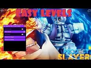 Project Slayer script: autolevels, autofarm and teleport