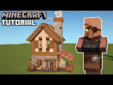 Minecraft - Weaponsmith's House Tutorial (Villager Houses)