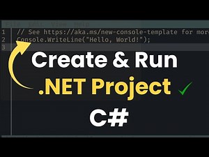How to Create and Run a .NET Console Application Using C# | Step-by-Step Tutorial