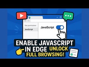 How to Allow JavaScript in Edge (2025) | Enable & Manage JavaScript in Microsoft Edge Easily