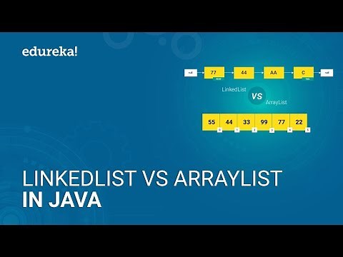 LinkedList vs ArrayList in Java | Differences between ArrayList and LinkedList | Edureka