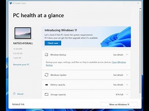 Windows 11 compatibility checker - How to download and run