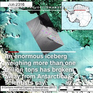 A massive iceberg weighing more than one trillion tons has broken away from western Antarctica http://cnn.it/2uSnYlF | CNN International