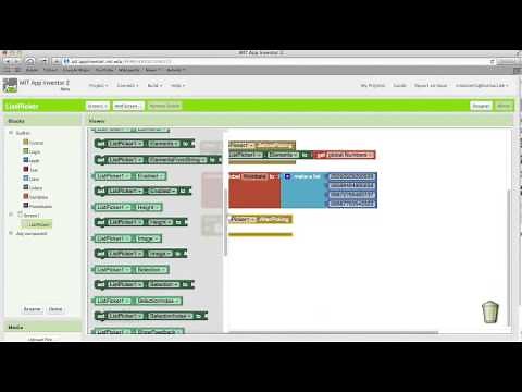 App Inventor 2 Tutorial List Picker HD