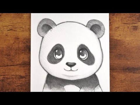 How to Draw a Cute Panda Step by Step - Easy Pencil Sketch