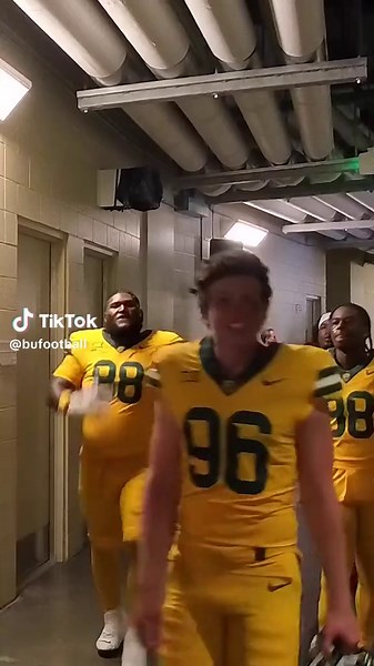 Baylor Football Team Celebrates Hard-Fought Win