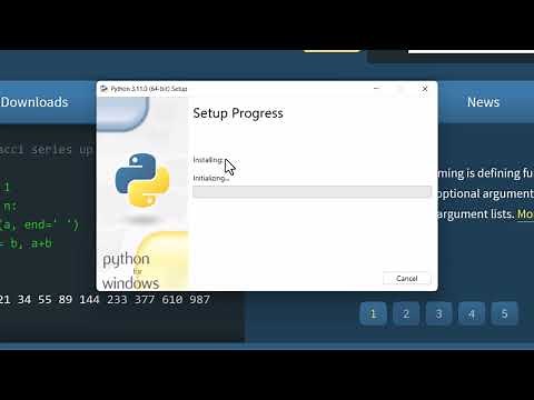 Basic install of Python 3.11 onto Windows 11