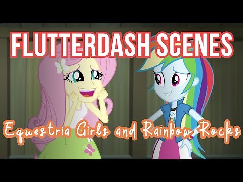 FlutterDash all scenes in MLP Equestria Girls & EG: Rainbow Rocks