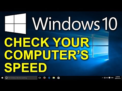 ✔️ Windows 10 - Check Your Computer Speed and Performance - Control Panel and NovaBench