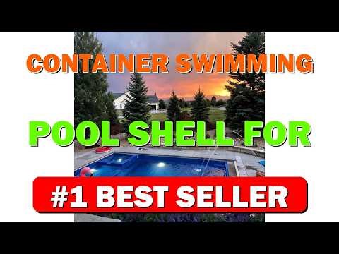 Container Swimming Pool Shell for Gardens Fiberglass Pool Custom Enhanced SPA Pool - B0GR4Y8DZT