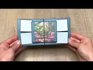 Double Pop Out Card | Mini Explosion Box Pop-Up Card Tutorial