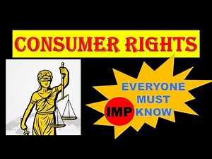CONSUMER RIGHTS IN INDIA - RIGHTS OF CONSUMER #consumerprotection