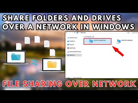 How to Share Folders and Drives Over a Network in Windows