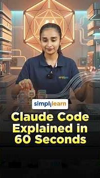 What Is Claude Code | Coding With Claude Code AI | Claude Code Explained | #Shorts | Simplilearn