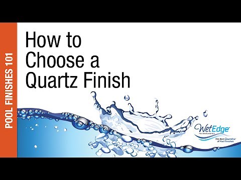 Quartz Finishes for Your Swimming Pool