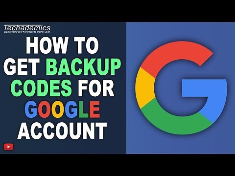 How To Get Backup Codes For Gmail Account | Google Authenticator Backup