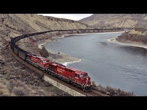 OVERLOAD OF HUGE COAL TRAINS THRU CANADAS CANYONS!! Captured In The Most Beautiful Places In BC