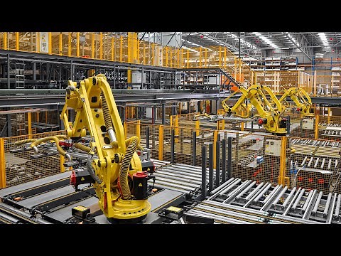 Automated Warehouse with Robotic Picking System
