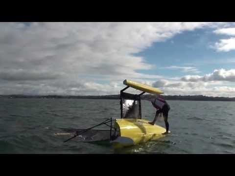 How to right a Weta Trimaran after Capsize