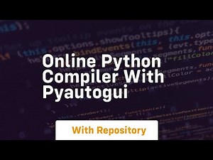 online python compiler with pyautogui