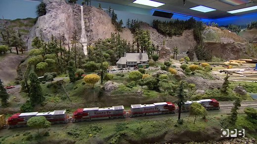 Ever wonder what it would feel like to be a giant towering over our iconic NW landscape? You can find out at the Columbia Gorge Model Railroad Club. They’ve hand-built everything from Union Station to Multnomah Falls in meticulous, miniature detail—with the occasional whimsical flourish thrown in (we see you, Bigfoot)—to make the biggest model railroad in the NW. If you missed this year's open houses, don’t worry. Watch our profile, and put it on the calendar for next year. | Oregon Field Guide